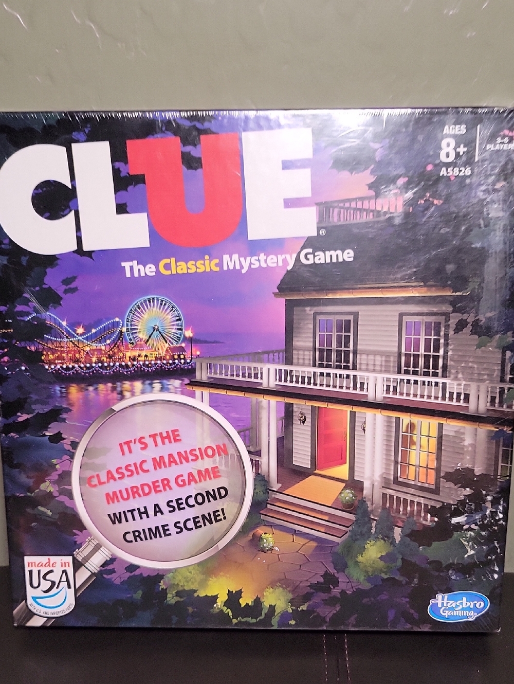 Hasbro Clue Sealed Classic Mystery Game With A Second Crime Scene - 2013